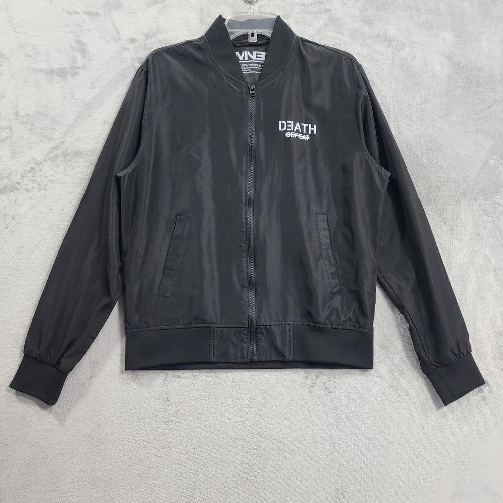 Eminem Jacket Mens S Black Kamikaze Bomber Death Over Defeat Hip Hop Rap